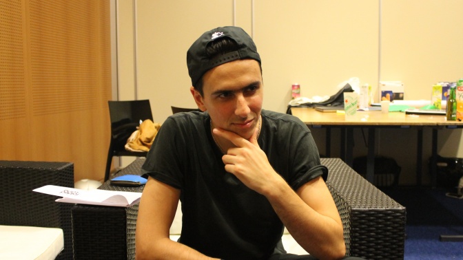 Boys Noize backstage at Reverie